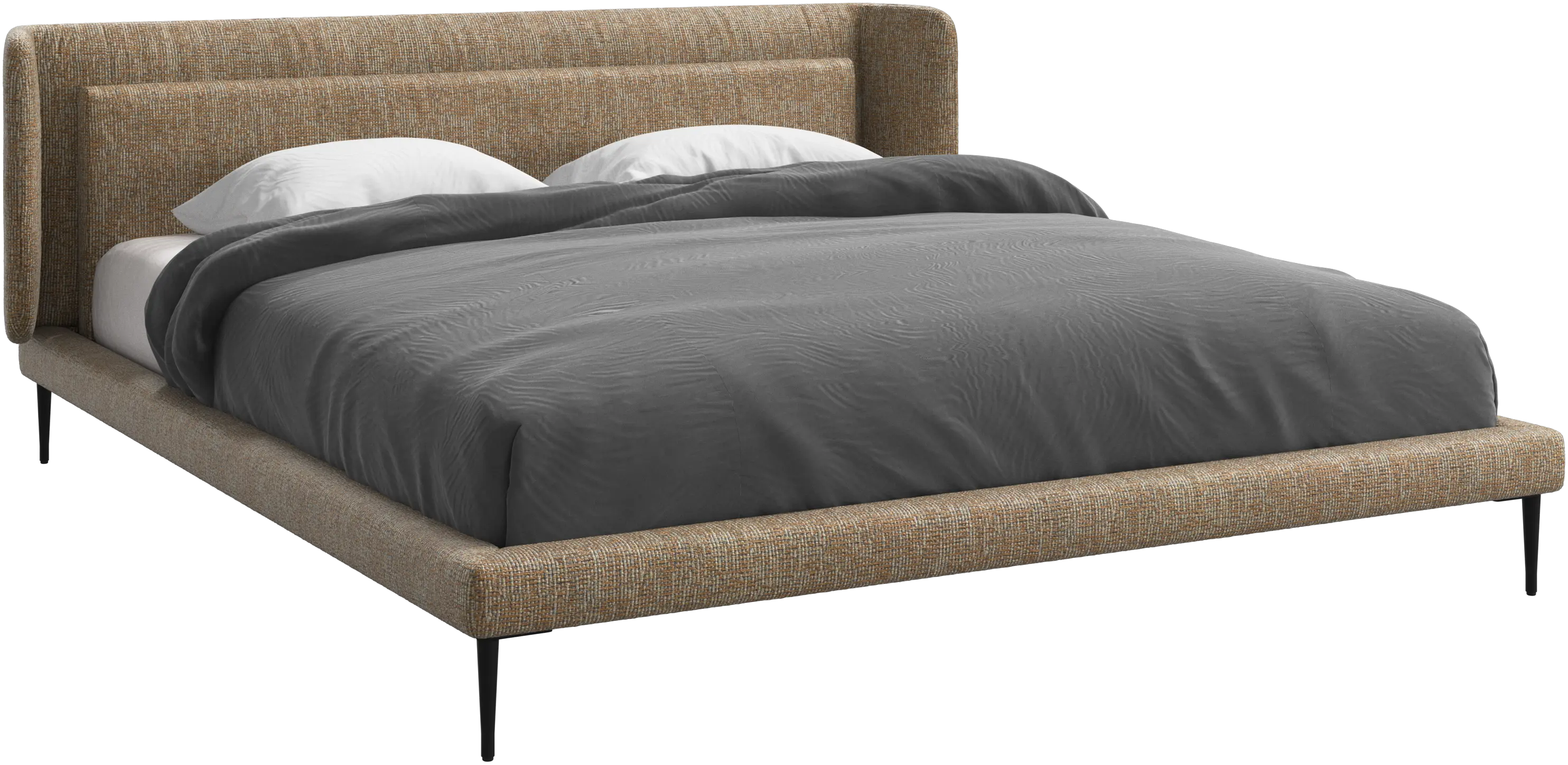 【美品】BoConcept ベッドフレームAustin キングサイズ デザイナーベッド | デンマークデザインの家具 - 幅180 長さ